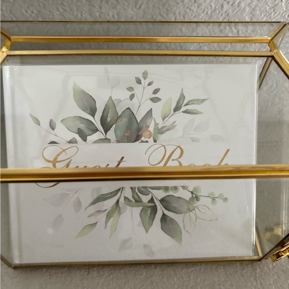 Glass gift card box with Guest Book - Picture 5 of 6